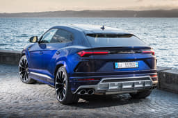 The Urus tips the scales at just shy of 2.2 tonnes.