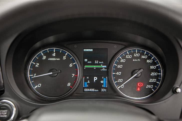 Dials clear and easy to read on the go.