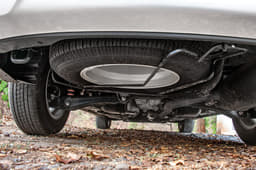 Underbody spare tyre a pain to access.