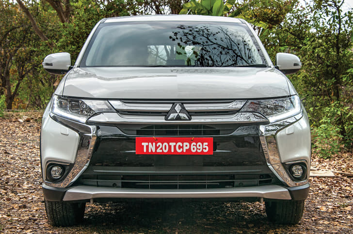 Chrome-heavy family grille looks good.