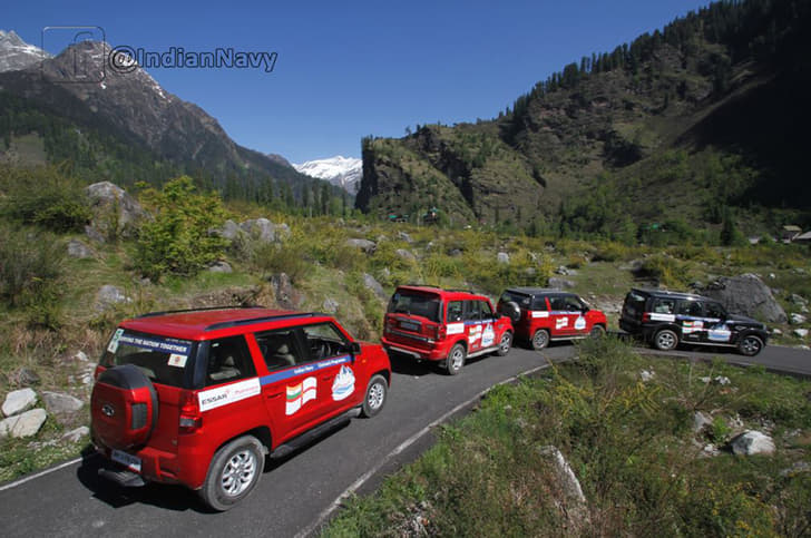 2018 Indian Navy Surf to Snow rally image gallery