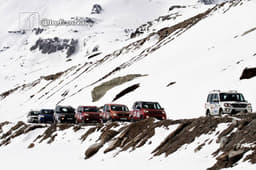 The high altitudes meant that a day of acclimatisation was required periodically.