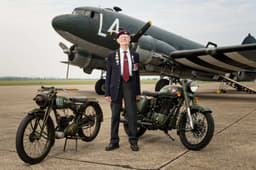Flying Flea was a lightweight 2-stroke motorcycle used in World War II.