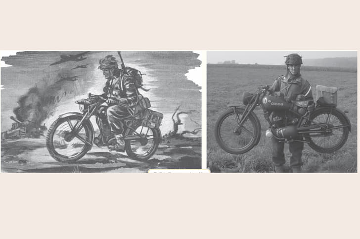 Soldiers would carry it on their shoulders when the trenches were too deep.