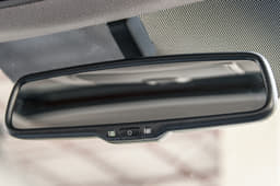 Auto-dimming rear view mirror is a welcome additon. 