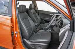 Front seat comfort is good. Leather seats are comfy. 