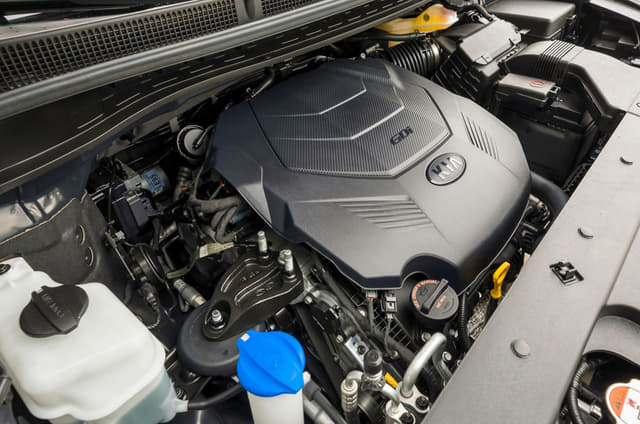 Open Bonnet Engine Shot