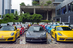 911s, 718s, Cayennes, Panameras, Macans... all models were in attendance.