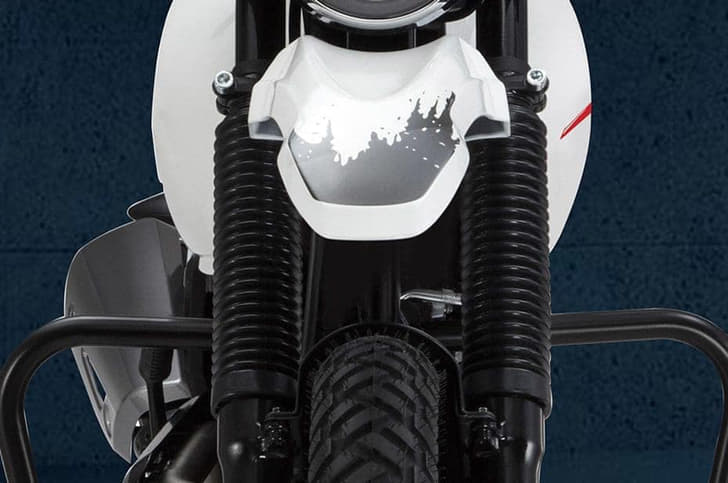 Front fork dust covers will help keep the dirt and grime out.