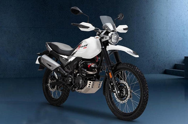 The bike should be well-protected off-road, thanks to a metal underbelly bash plate.