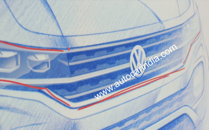 Volkswagen Taigun Front Logo