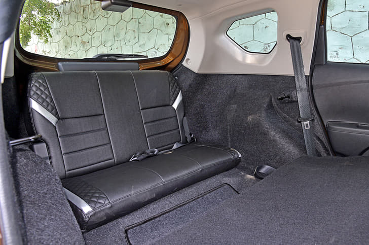 Datsun Go+ third-row seats