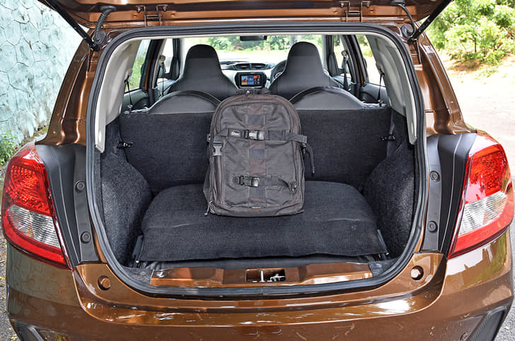 Datsun Go+ boot space