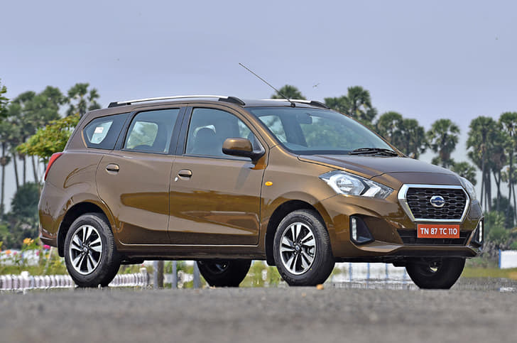Datsun Go+ front quarter