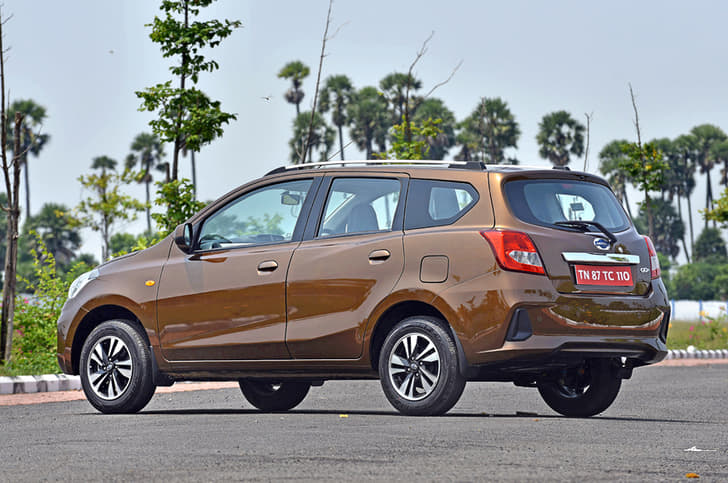 Datsun Go+ rear quarter