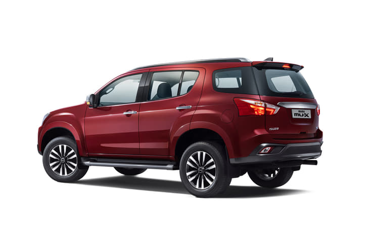 Isuzu Mu X Rear View Isuzu Mu X Rear View