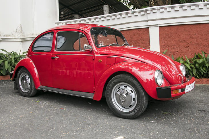 Mumbai’s Carlos Ribeiro brought in his red drop-top Beetle, which attracted plenty of eyeballs.