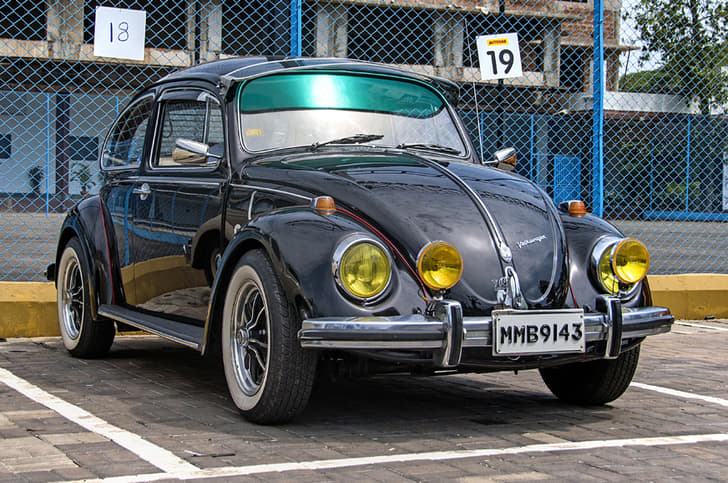 Rick & Joel Rodrigues attended VolksWeekend in their tastefully modded Beetle.
