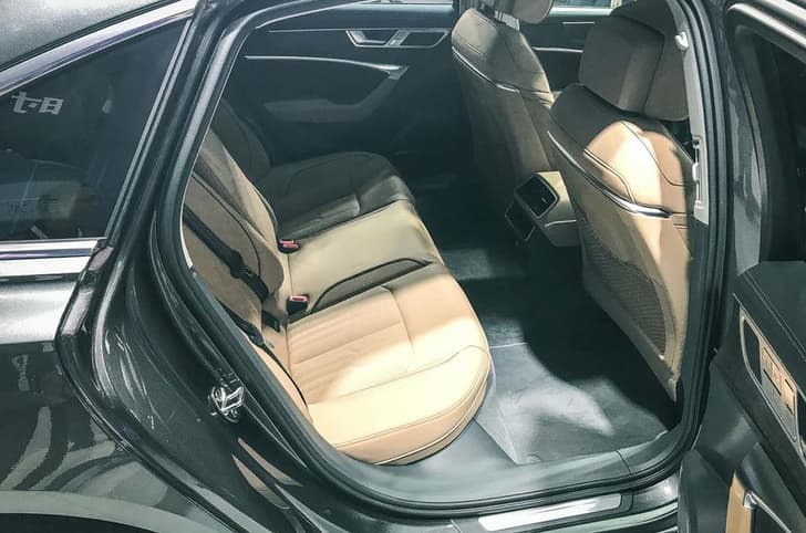 Audi A6 L backseat
