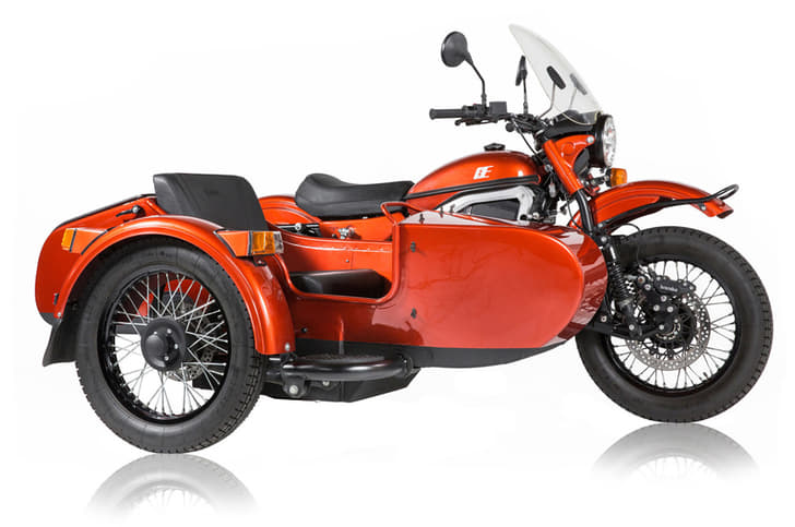 Ural electric sidecar prototype image gallery