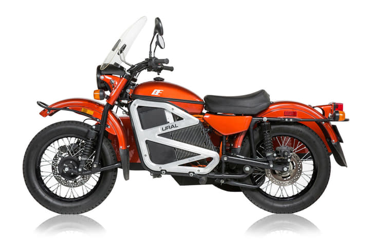 Ural electric sidecar prototype image gallery