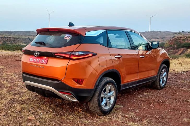 The Harrier shares its platform with the Land Rover Discovery Sport and is nearly as large.