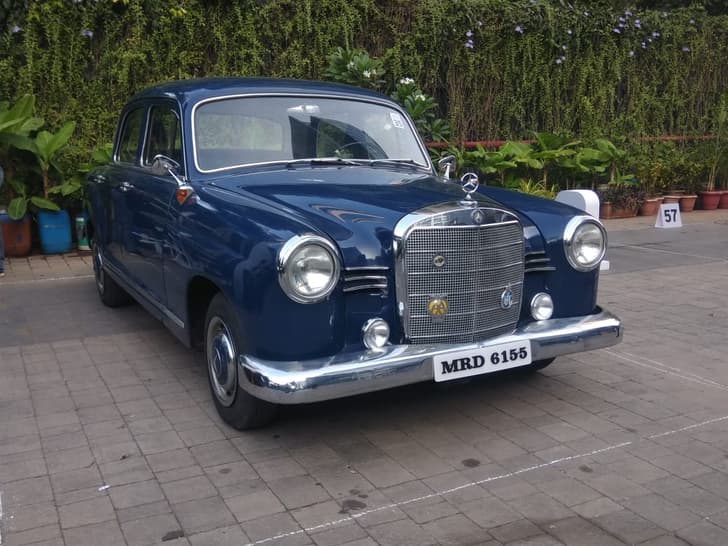 The W120 is in immaculate condition.