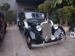 This 230 Pullman once belonged to the Maharaja of Bhavnagar.  