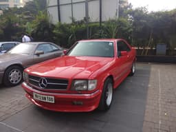 This is a 380 SEC that's counted as designer Bruno Sacco's best creations.