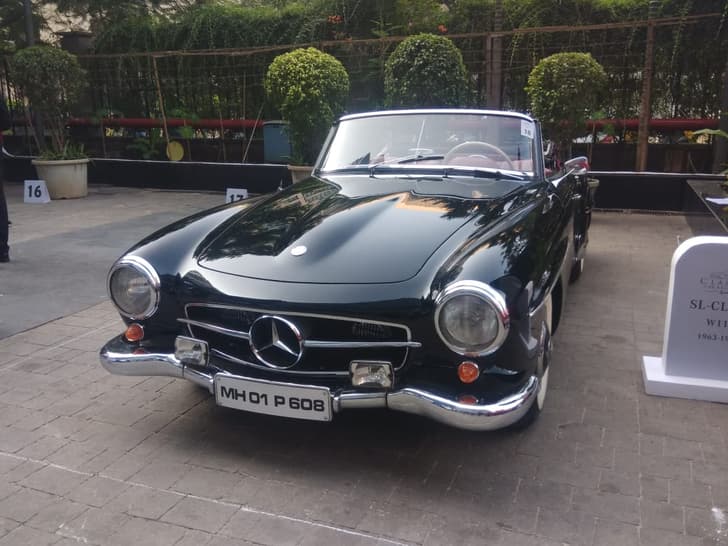 The 190SL in peak condition.  