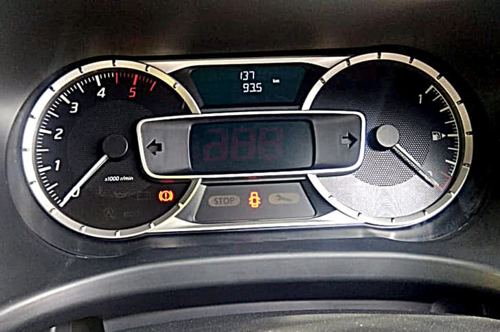 Instrument cluster gets digital speedometer; tachometer and fuel gauge are analogue.