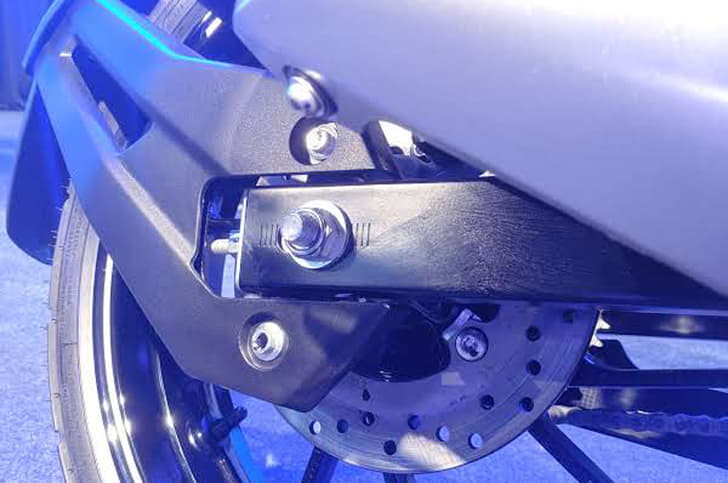 Rear disc brake now comes as standard.