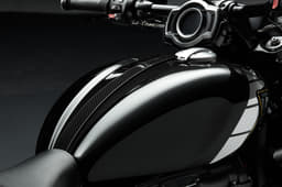 Carbon fibre inlays on the tank.