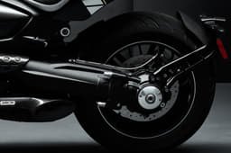 The Rocket III uses a shaft-drive instead of a chain/belt drive.