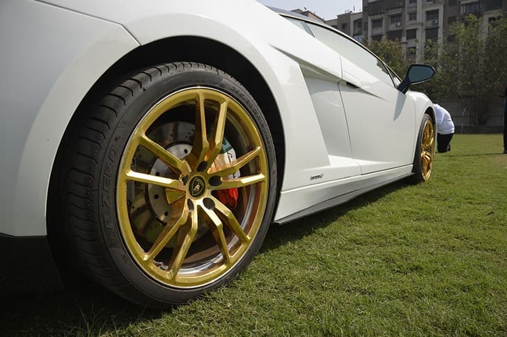 Wheels of fortune on this Lamborghini Gallardo.