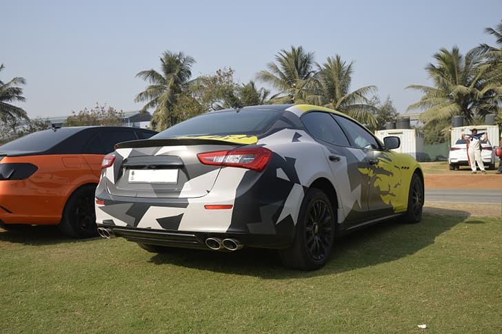 This Maserati Ghibli is not one for blending in.