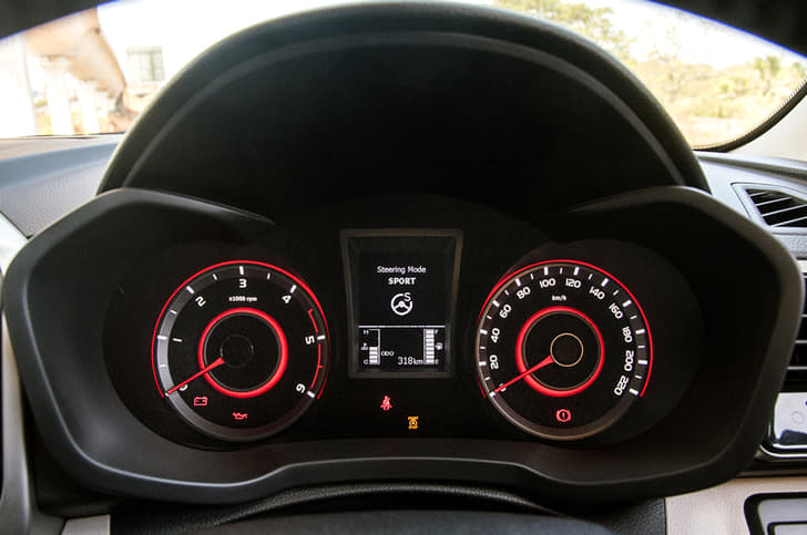 The XUV300 gets three modes for the steering – Normal, Comfort and Sport – a segment-first feature.