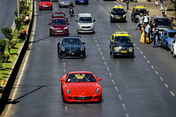 Sanjay Dutt’s Ferrari 599 GTB was back in action at this year’s rally.