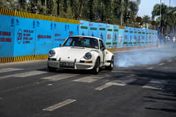 Sahir Berry’s gorgeous Porsche 911 RSR was a hit with the crowds.