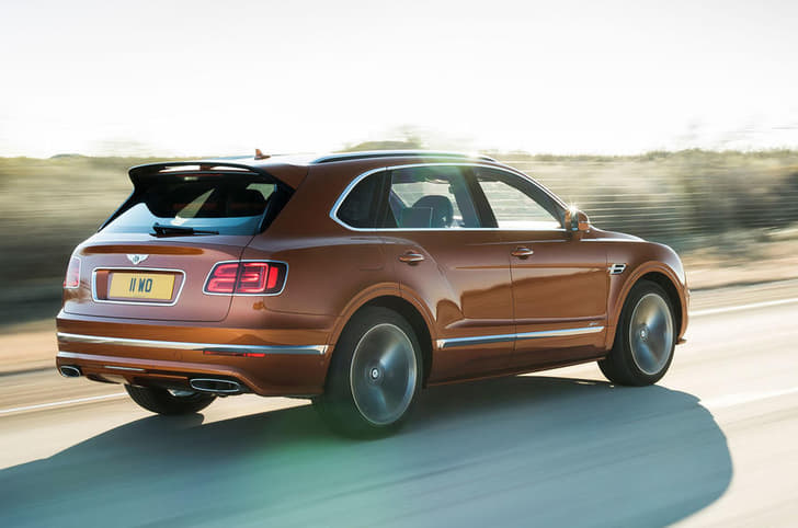 Bentley Bentayga Rear View Bentley Bentayga Rear View