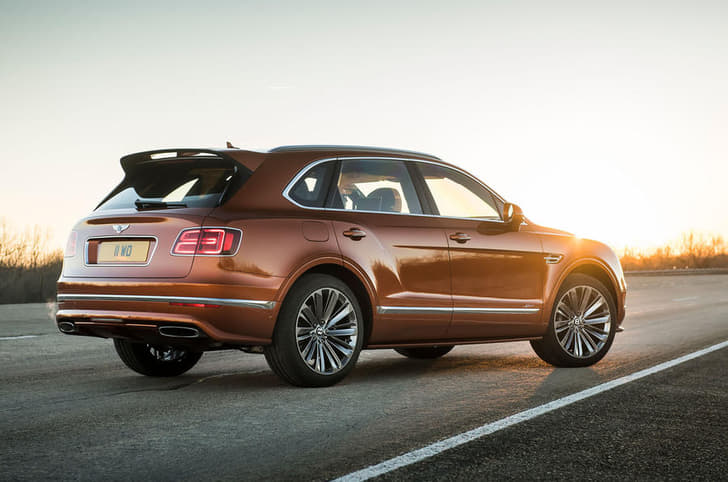 Bentley Bentayga Rear View Bentley Bentayga Rear View