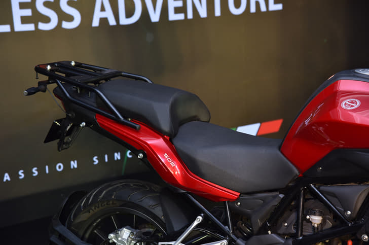 The seat height on the standard model is 800mm.