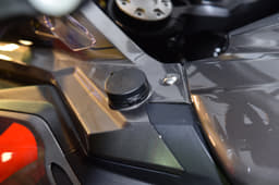 The 12V charging socket on the TRK is part of standard equipment.