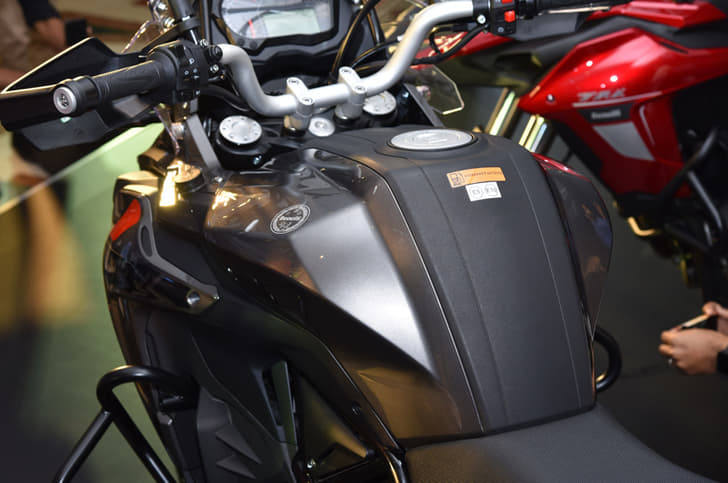 20-litre fuel tank will provide impressive range.