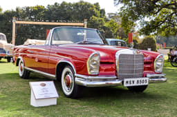 1962 Mercedes-Benz 220SE Cabriolet owned by Viveck & Zita Goenka.