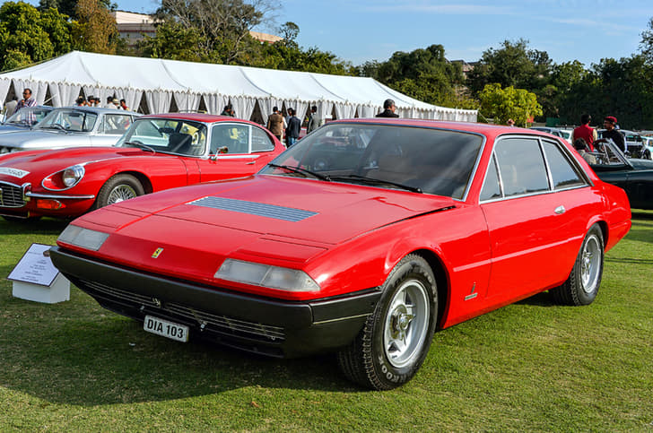 1974 Ferrari 365 GT4 2+2 owned by Dhruv Sharma.