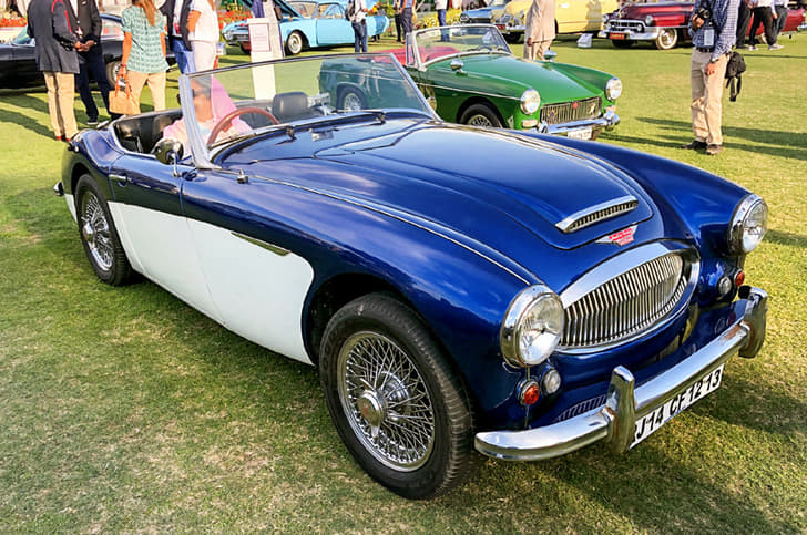 1962 Austin Healey 3000 MK2 Roadster owned by Vikram Singh.