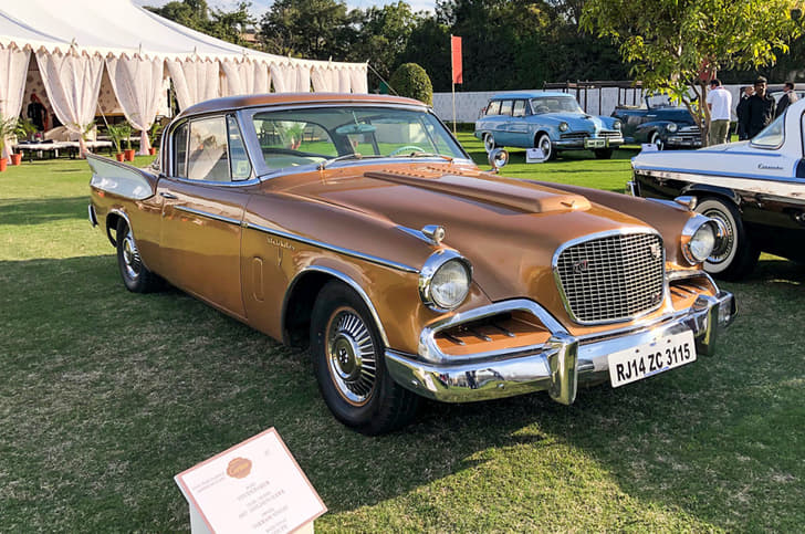 1957 Studebaker Golden Hawk owned by Vikram Singh.