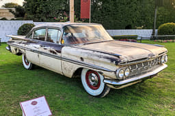 1959 Chevrolet Impala Sedan owned by Dhananjai Singh Khimsar in the Preservation Class.