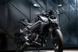 The bike is also available in black in foreign markets.